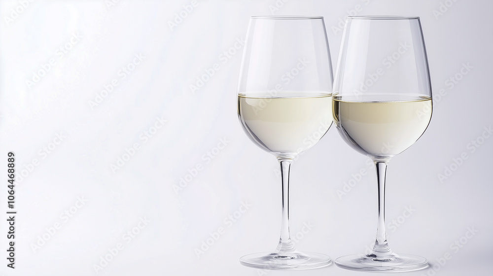 pair of moving wine glasses over a white background, cheers! pair of moving wine glasses over a white background, cheers!