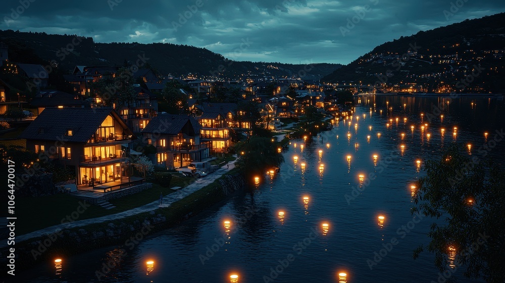 Fototapeta premium Explore How Global Economic Trends Impact Local Communities and Their Development