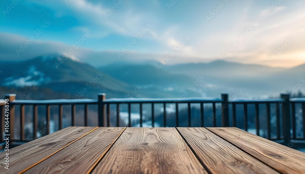 Fototapeta premium wooden pier at sunset