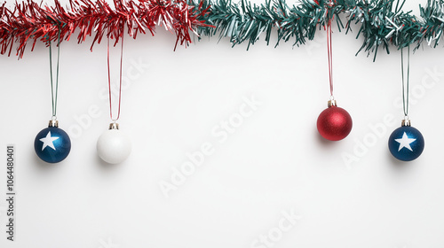Christmas Ornament Border