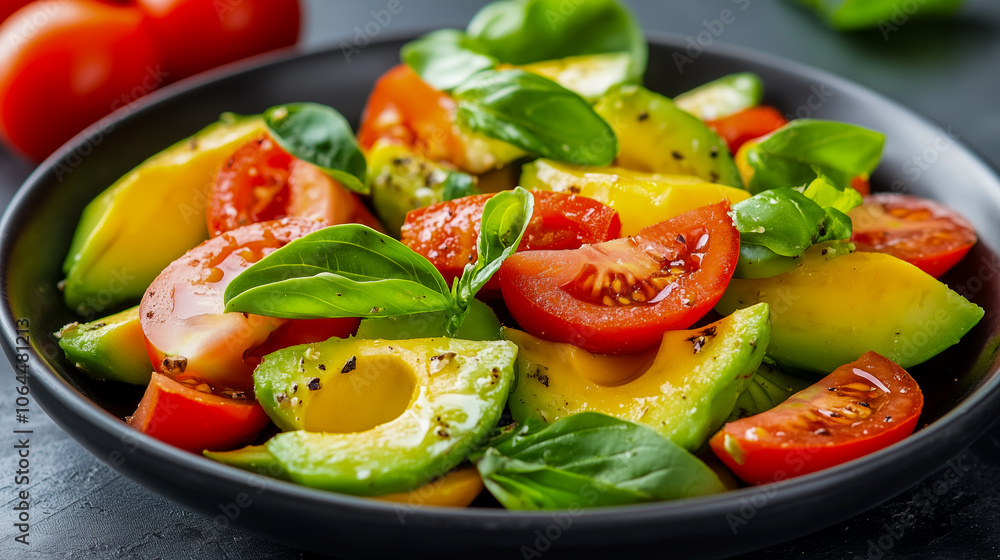 salad with avocado salad with avocado