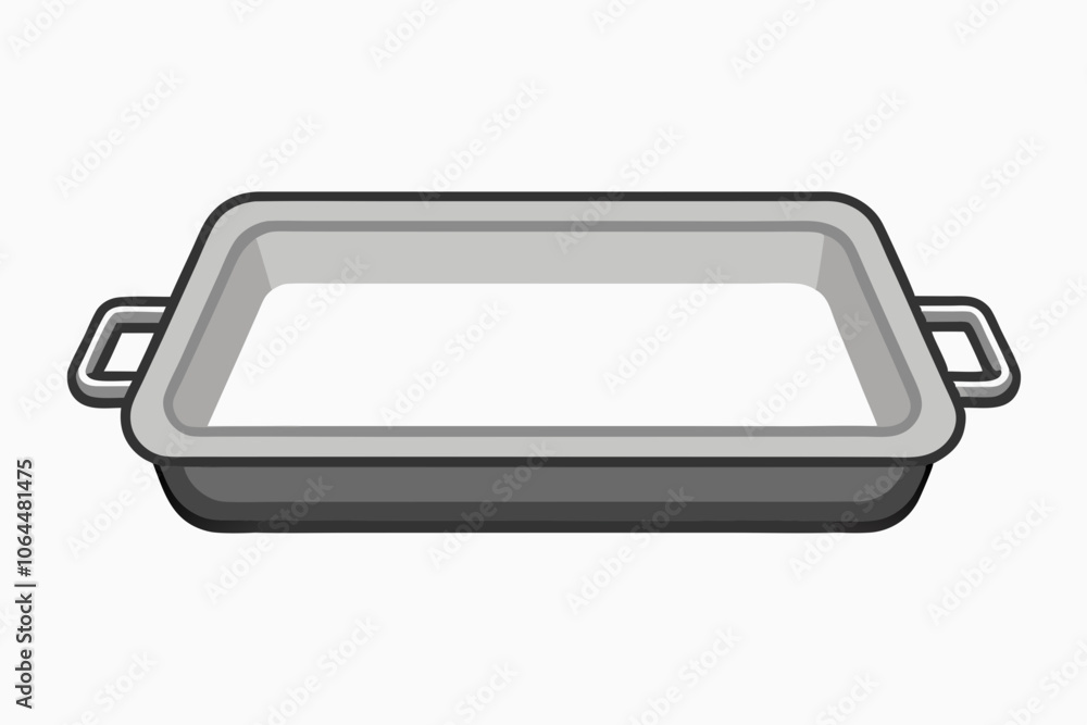 empty food tray metal rectangular kitchen item empty food tray metal rectangular kitchen item