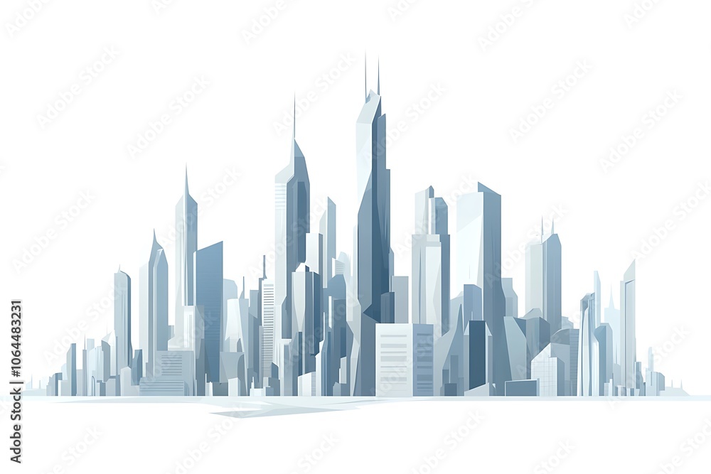 city, panorama, 3d illustration. city, panorama, 3d illustration.