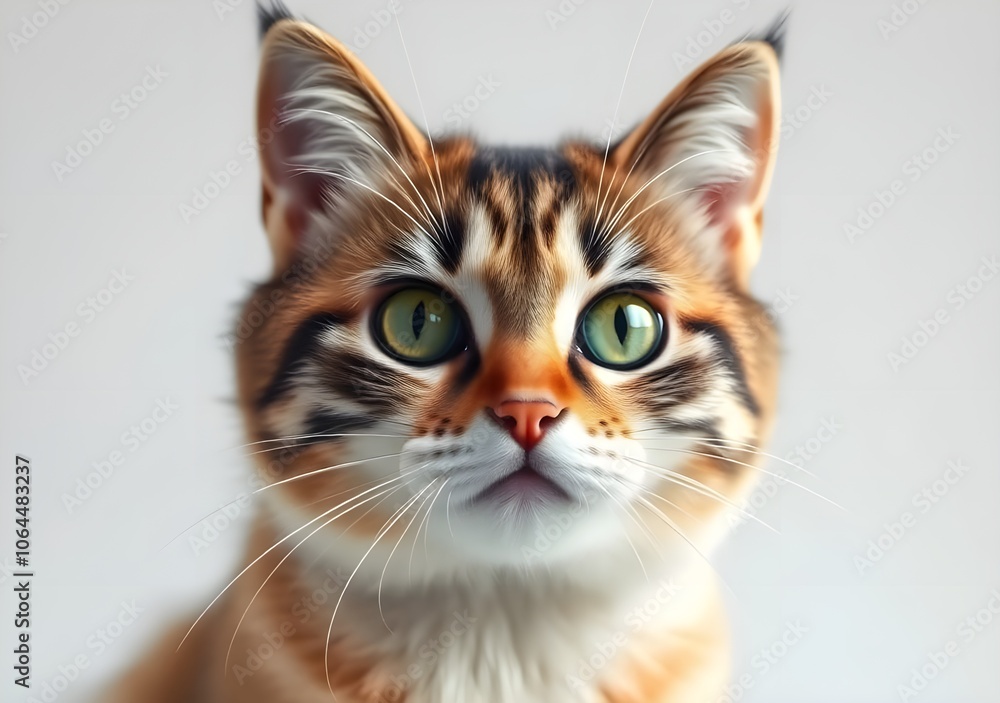 Cute orange cat and grey cat, very cute animal in the world. Cute orange cat and grey cat, very cute animal in the world.