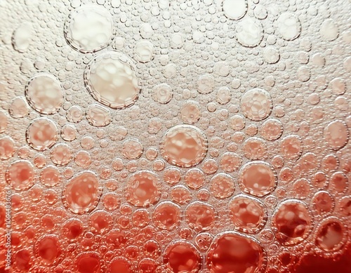 fizzy bubbly grapefruit soda foam carbonation texture closeup macro background