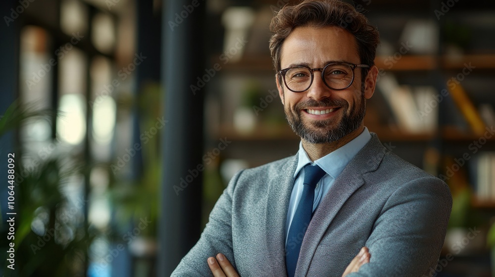 happy smiling ceo manager at office space, possibly real estate, lawyer, non-profit, marketing happy smiling ceo manager at office space, possibly real estate, lawyer, non-profit, marketing