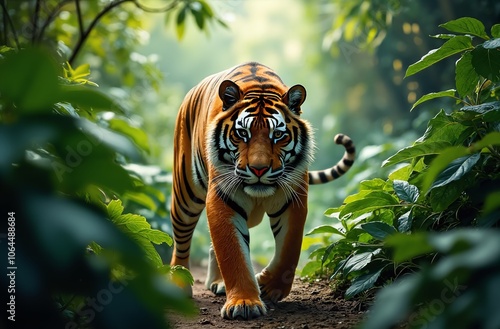 tiger in the jungle