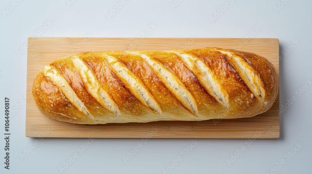 top view of a freshly baked bread top view of a freshly baked bread