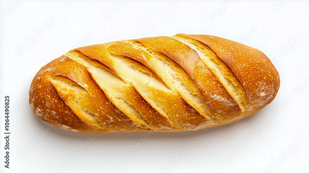 top view of a freshly baked bread top view of a freshly baked bread
