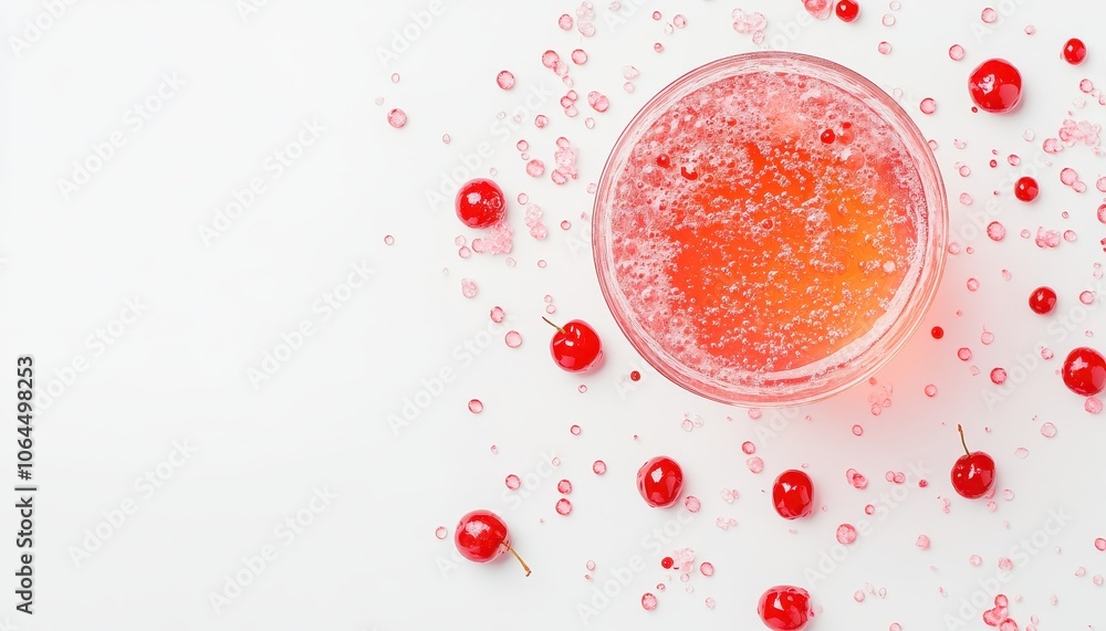 Cherry Drink with Bubbly. Cherry Drink with Bubbly.