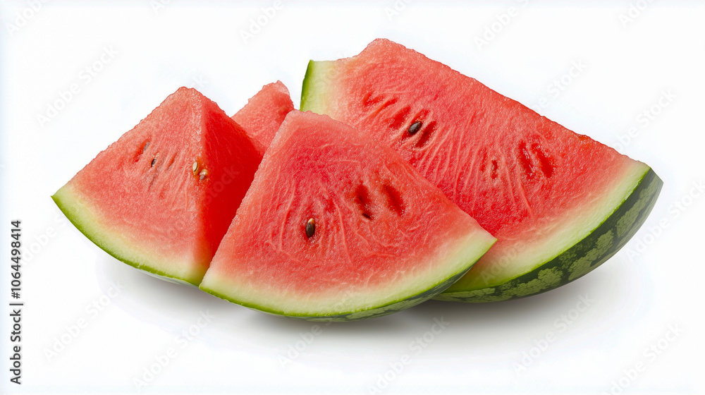 watermelon on a white background, isolated watermelon on a white background, isolated