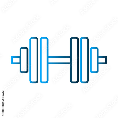 Dumbbell icon template