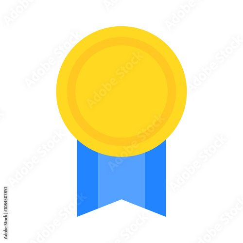 Gold Medal Illustrations, Medal Icon