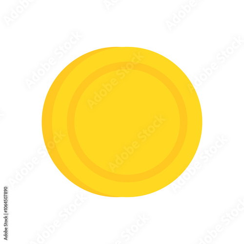 Gold Coin Vector Illustrations, Gold Coin Icon