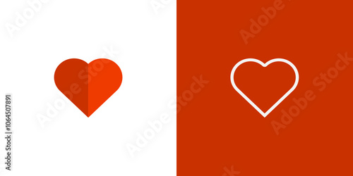 Heart Vector Illustrations, Heart Icon