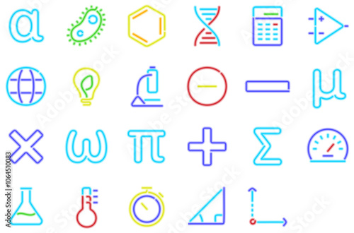 Set of Science icons