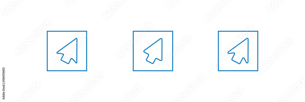 mouse click pointer icon set. mouse cursor icon set. Cursor icon. mouse click pointer icon set. mouse cursor icon set. Cursor icon.