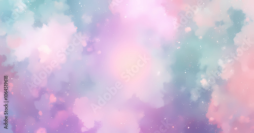 A soothing, pastel-colored abstract image with soft clouds of pink, purple, and blue blending seamlessly. The dreamy texture creates a feeling of calm and openness.