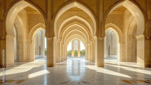 Stunning Architectural Arches in Bright Interior Space