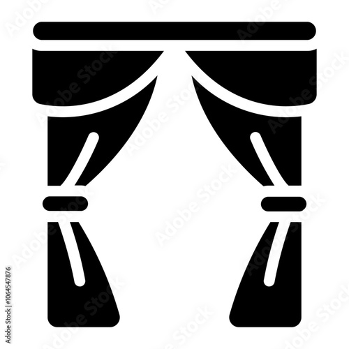 Curtain Solid Icon