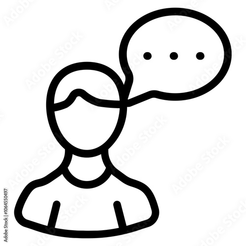 Stakeholder consultation Line Icon