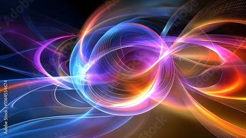 Abstract Swirling Light