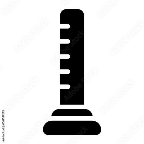 Graduated cylinder Solid Icon