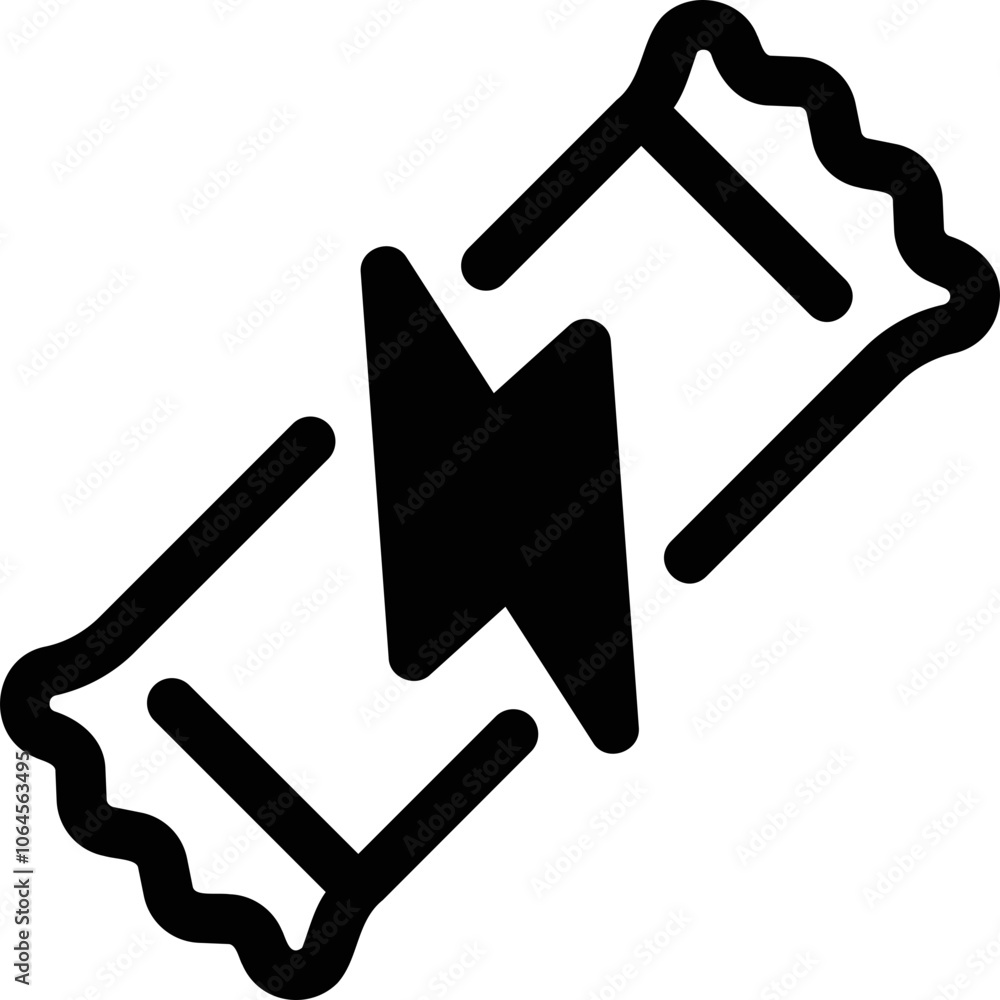 Simple vector icon on a theme energy bar Simple vector icon on a theme energy bar