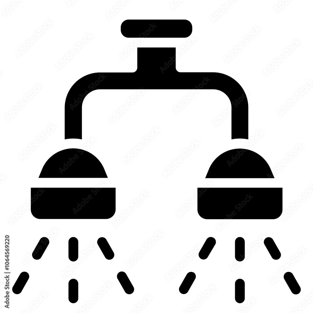 Irrigation Solid Icon Irrigation Solid Icon