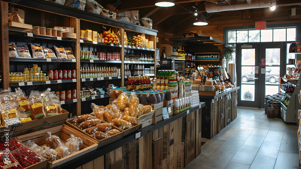 store with a lot of food and drinks store with a lot of food and drinks