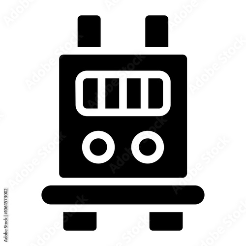 Transformer coil Solid Icon