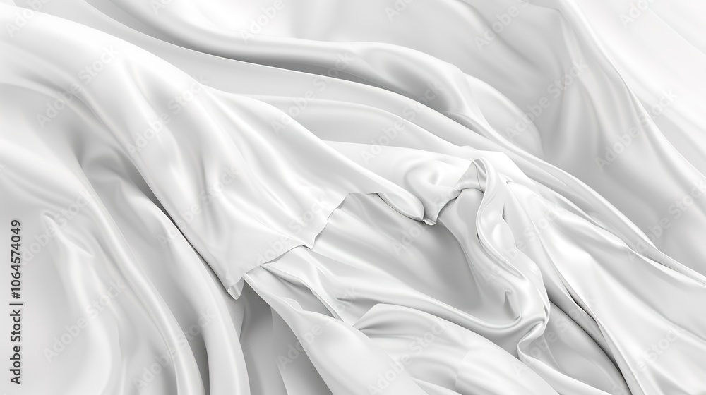 Obraz premium White Dynamic Display Background - a captivating and modern visual. The white dynamic background creates an engaging and stylish scene.
