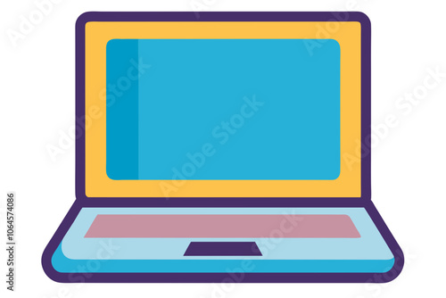 Laptop | isolated vector illustration on white background