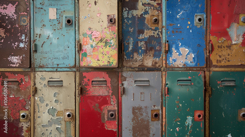 School lockers requiring immediate repair