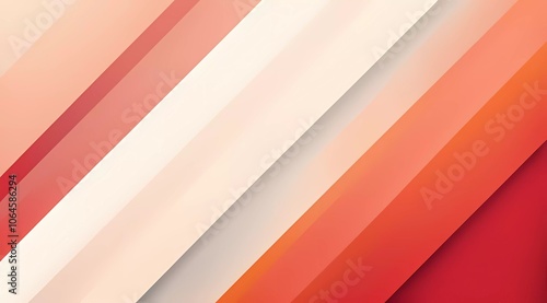 Abstract background with diagonal stripes in red, orange, and white colors.
