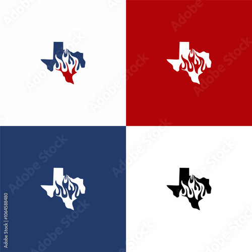 texas fire map logo