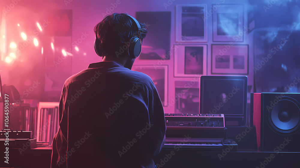 Generative AI Lo-Fi music picture
Generative AI Lo-Fi music picture