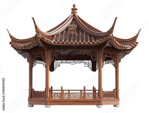 Traditional Chinese Gazebo. photo