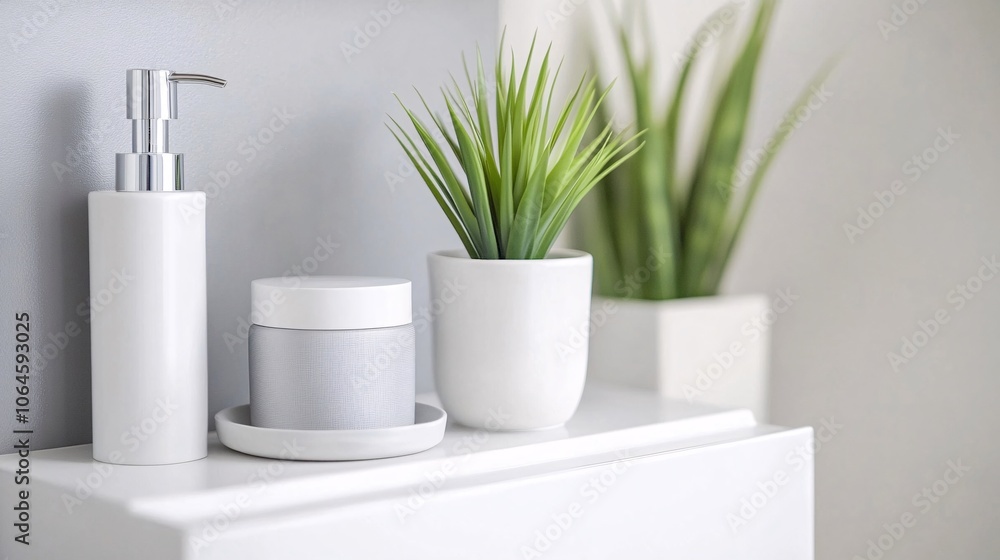 Minimalist Skincare Shelf Minimalist Skincare Shelf