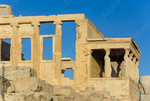 ancient site acropolis in athens, greece