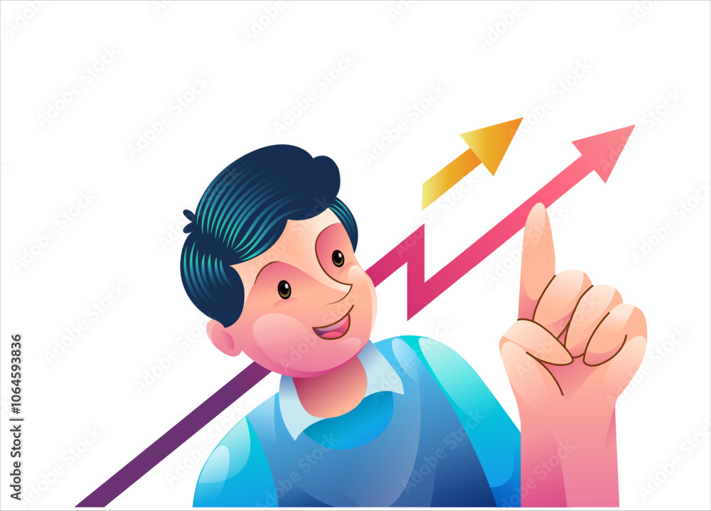 Digital marketing concept illustrations. Modern flat design illustration of Data Analysis.