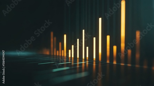 Dynamic Financial Data Visualization Concept