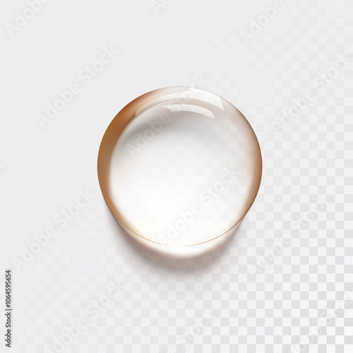 투명하고 컬러풀한 물방울