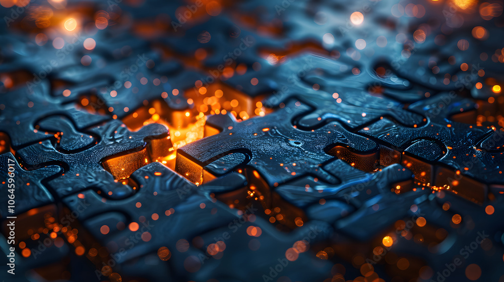 digital representation of api integration interlocking puzzle pieces abstract tech background digital representation of api integration interlocking puzzle pieces abstract tech background