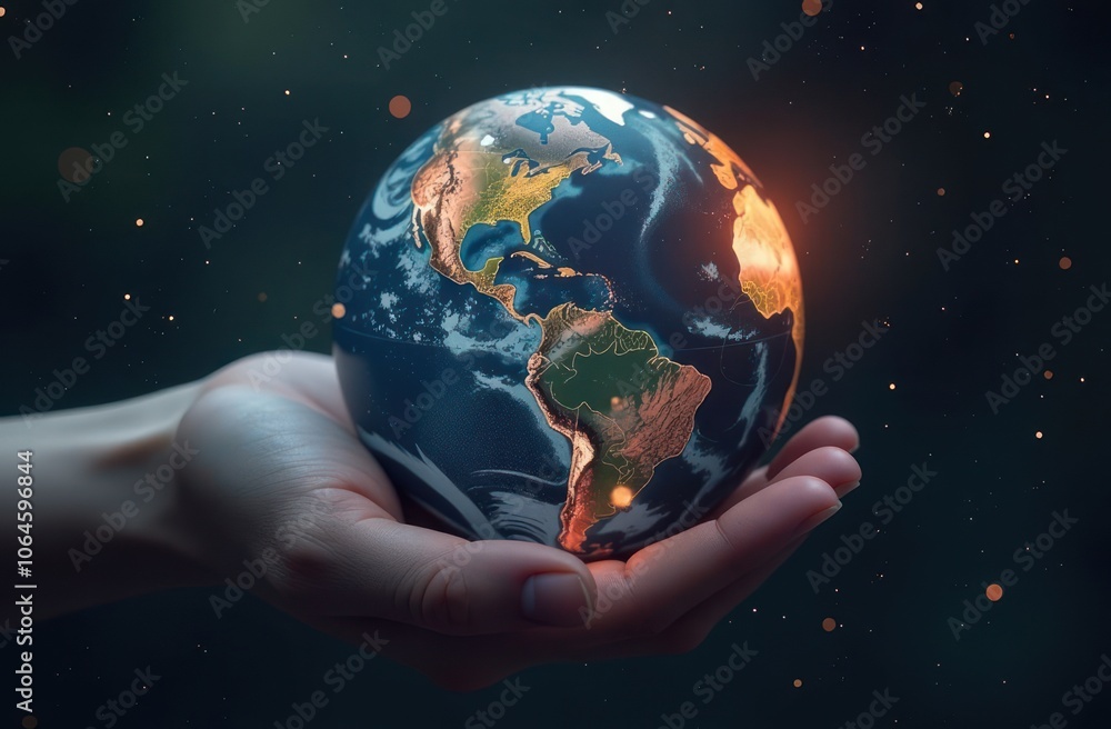 Planet Earth 3D illustration, cartoon, water planet earth, living planet. Save the Planet Concept. Happy Earth Day. Planet Earth 3D illustration, cartoon, water planet earth, living planet. Save the Planet Concept. Happy Earth Day.