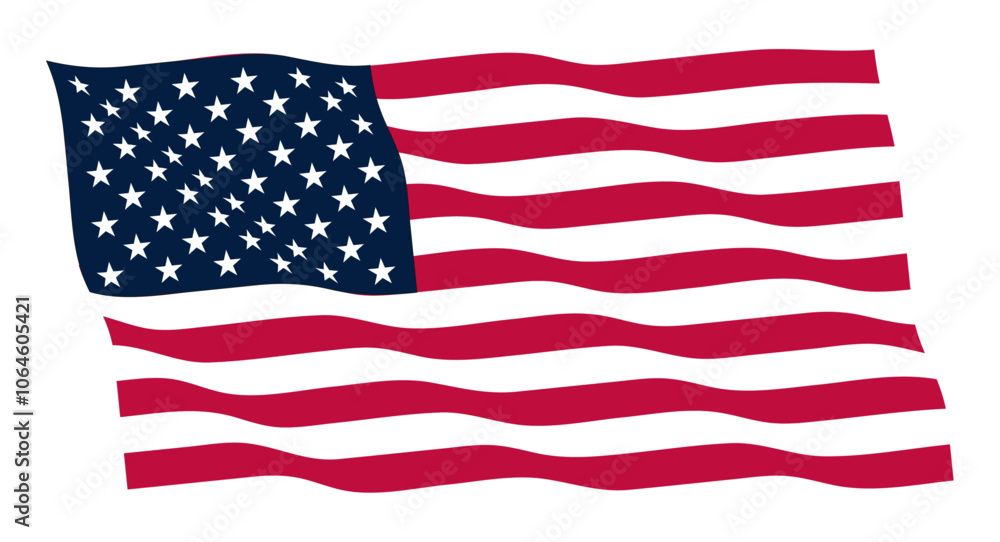 flapping flag of united states of america flapping flag of united states of america