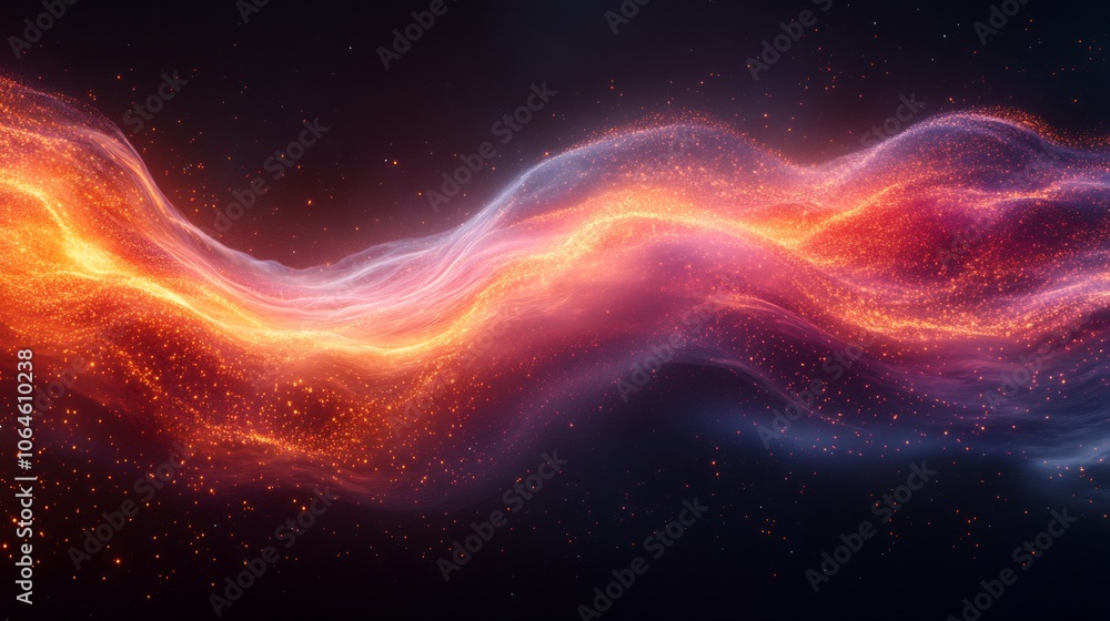 Obraz premium Abstract visualization of secure data streams moving through digital wallet showing the flow of encrypted financial transactions