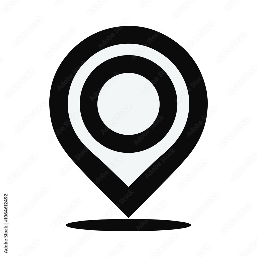 Simple location icon vector free download Simple location icon vector free download