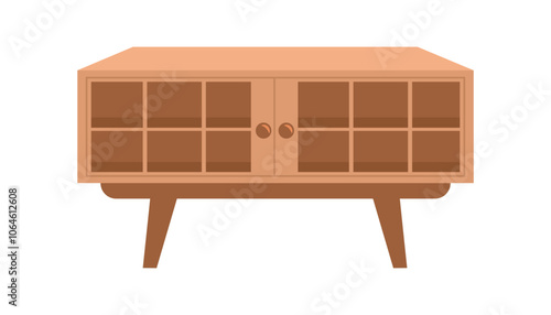 Sideboard Illustrations for Modern Home Decor. Luxury Sideboard Illustrations. Classic and Timeless Buffet Illustrations. Furniture. 