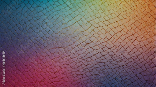 Abstract color gradient, modern blurred background and film grain texture, template with an elegant design concept. Generative AI.